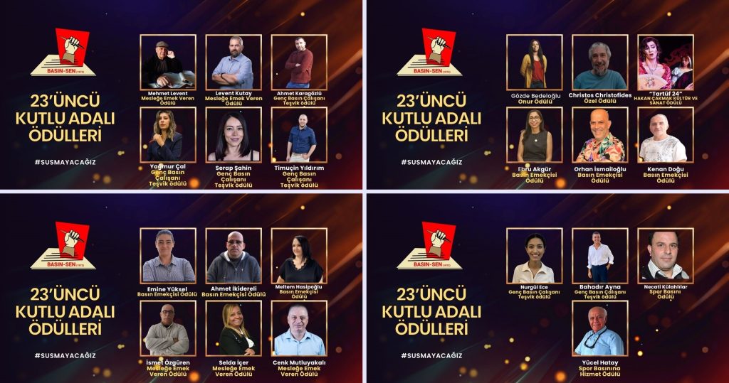 23. Kutlu Adalı Ödül Töreni perşembe günü yapılıyor – BRTK