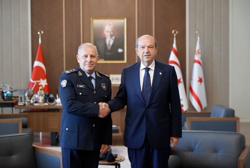 Cumhurbaşkanı Tatar, Polis Teşkilatının kuruluş yıl dönümü dolayısıyla Polis Genel Müdürü Kuni ve beraberindeki heyeti kabul etti – BRTK