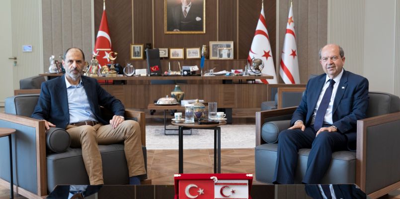 Cumhurbaşkanı Tatar, HP Genel Başkanı Özersay’ı kabul ederek, Rum Yönetiminin mülkiyet üzerinden yürüttüğü saldırgan siyaseti değerlendirdi – BRTK