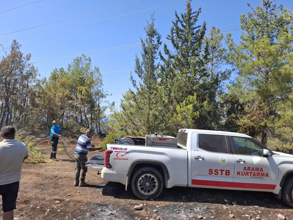 Esentepe-Karaağaç bölgesindeki yangın kontrol altına alındı, soğutma çalışmaları başladı – BRTK