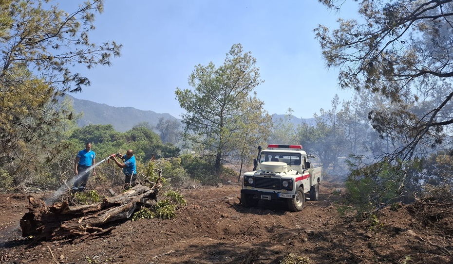 Yapılan hızlı müdahale ile yangın kontrol altına alındı – BRTK