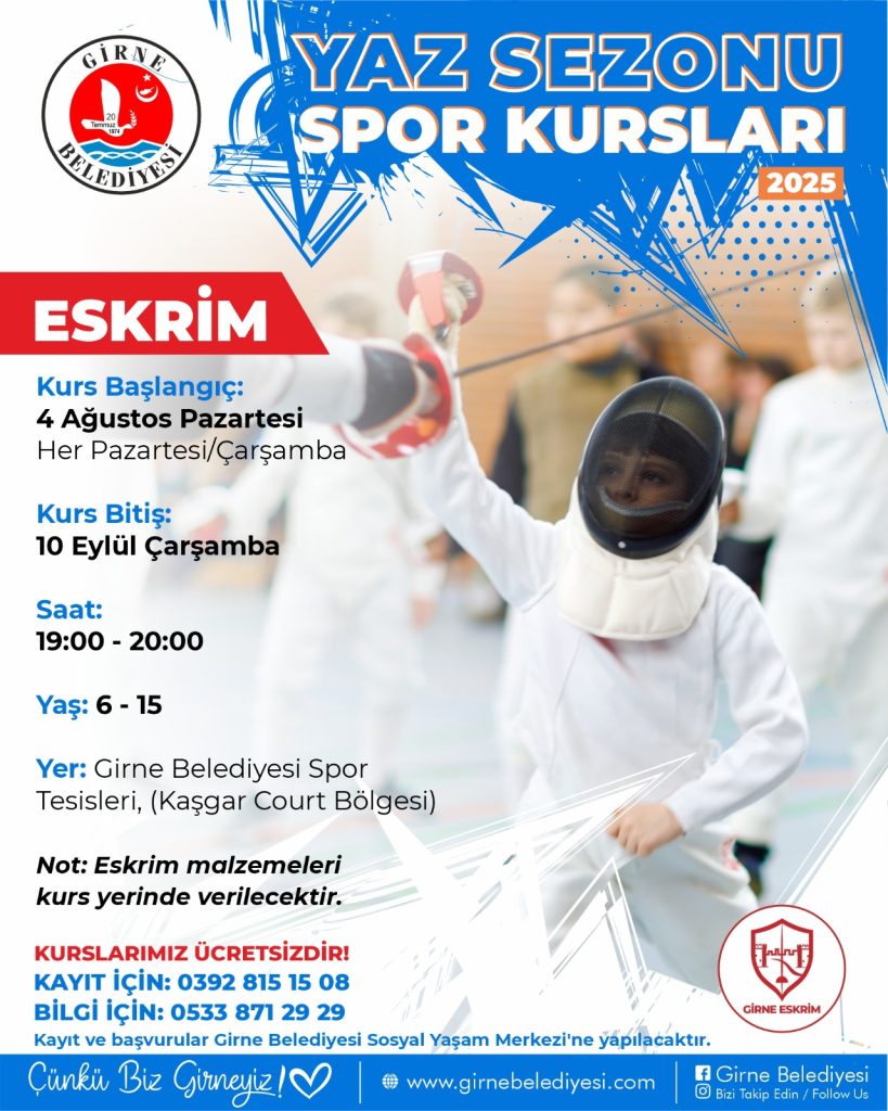 Girne Belediyesi “Yaz Sezonu Spor Kursları” devam ediyor – BRTK