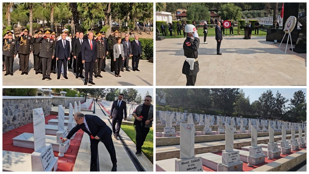 “15 Temmuz Demokrasi ve Milli Birlik Günü” anma etkinlikleri kapsamında Boğaz Şehitliği’nde tören düzenlendi – BRTK