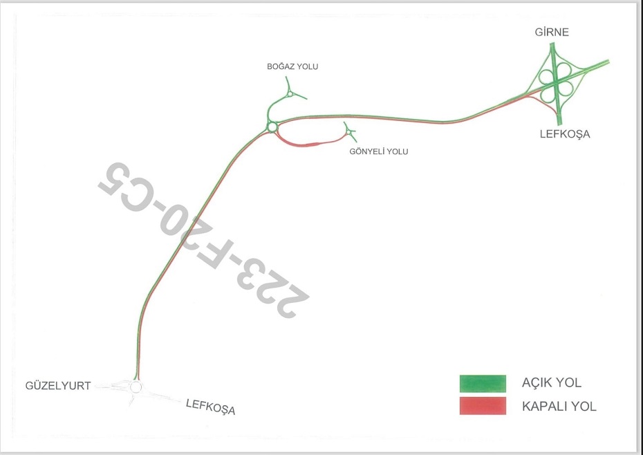 Köprülü ile Alayköy Kavşakları arasında çalışma; Yolun bir kısmı 18.00’den itibaren trafiğe kapatılacak – BRTK