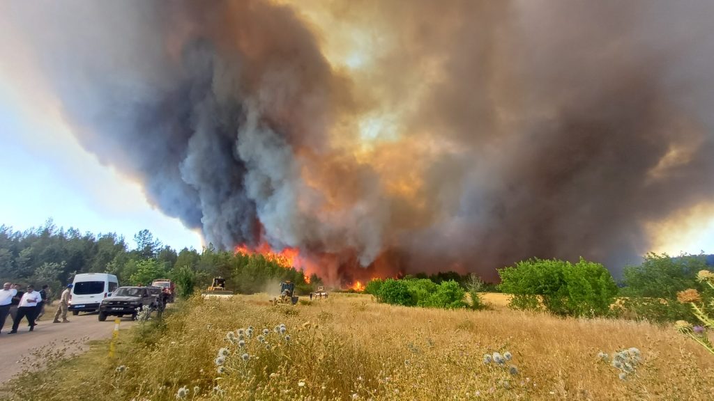 Türkiye’de altı noktada alevlerle mücadele sürüyor – BRTK