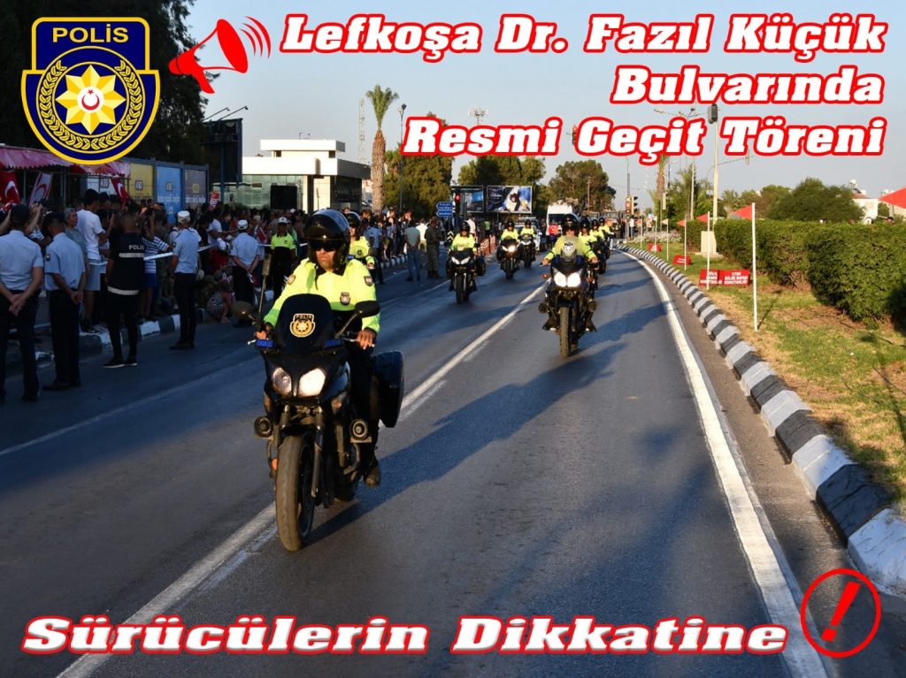 Lefkoşa Dr. Fazıl Küçük Bulvarı’nın bir kısmı pazar günü trafiğe kapatılacak – BRTK