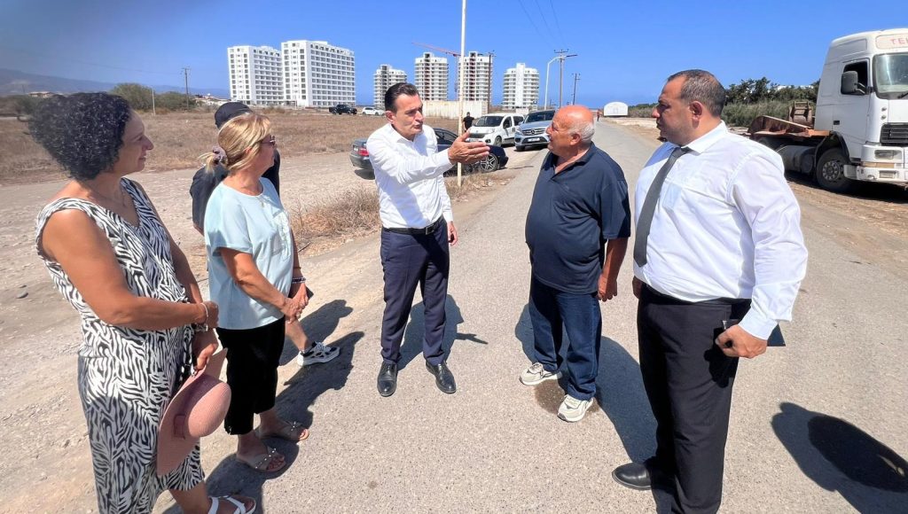 Oğuz, Gaziveren Sahil Yolu’yla ilgili çalışmaları inceledi – BRTK