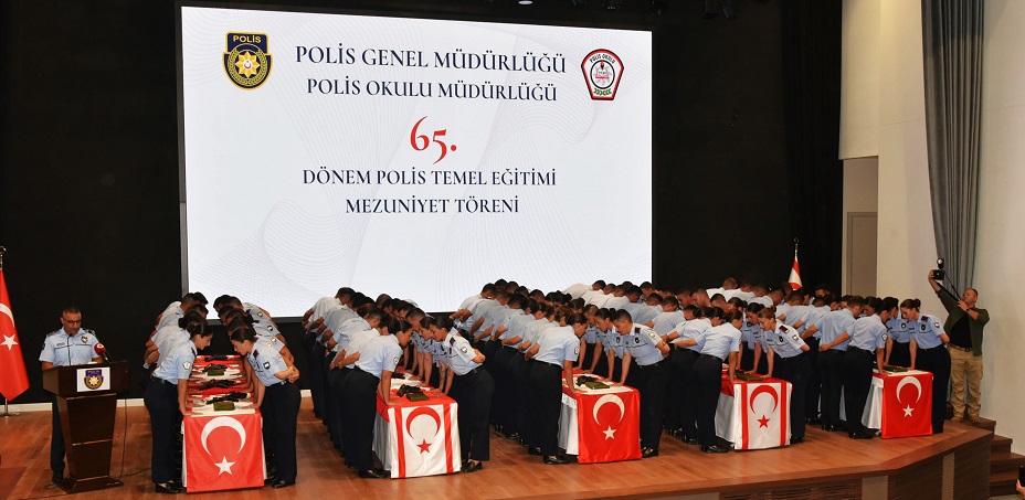 65. Dönem Polis Okulu Yemin ve Mezuniyet Töreni’yle 187 polis adayı polis teşkilatına katıldı – BRTK