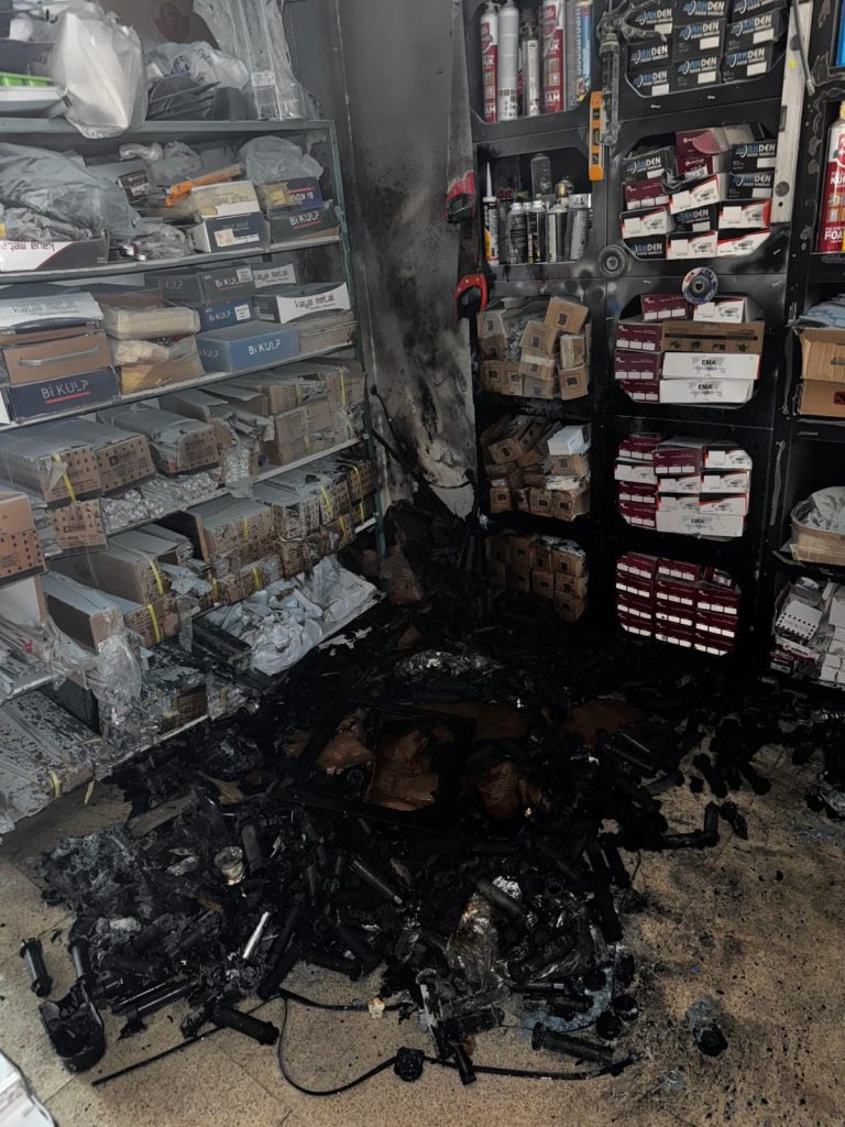 Esnaf ve Zanaatkarlar Sanayi Bölgesinde yangın – BRTK