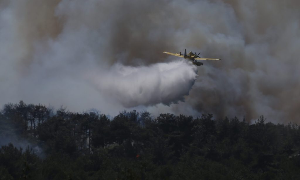 Çanakkale’de çıkan orman yangınına müdahale ediliyor – BRTK