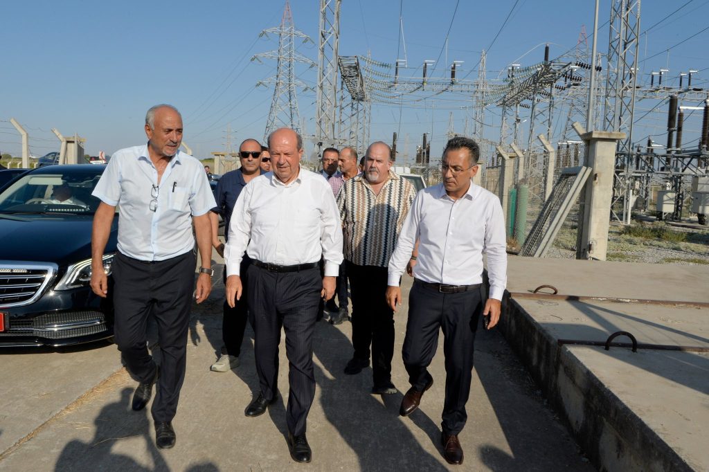 Cumhurbaşkanı Tatar, Güneşköy Trafo Merkezi’nde devam eden çalışmaları yerinde inceledi – BRTK