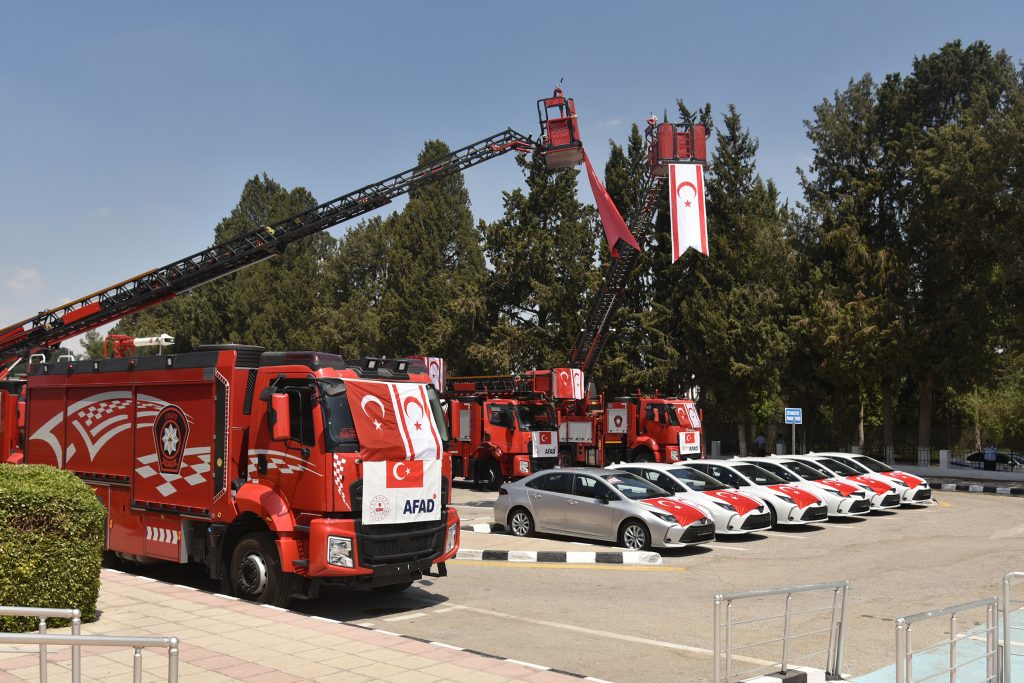 Türkiye tarafından hibe edilen 29 araç, törenle PGM’ye teslim edildi – BRTK