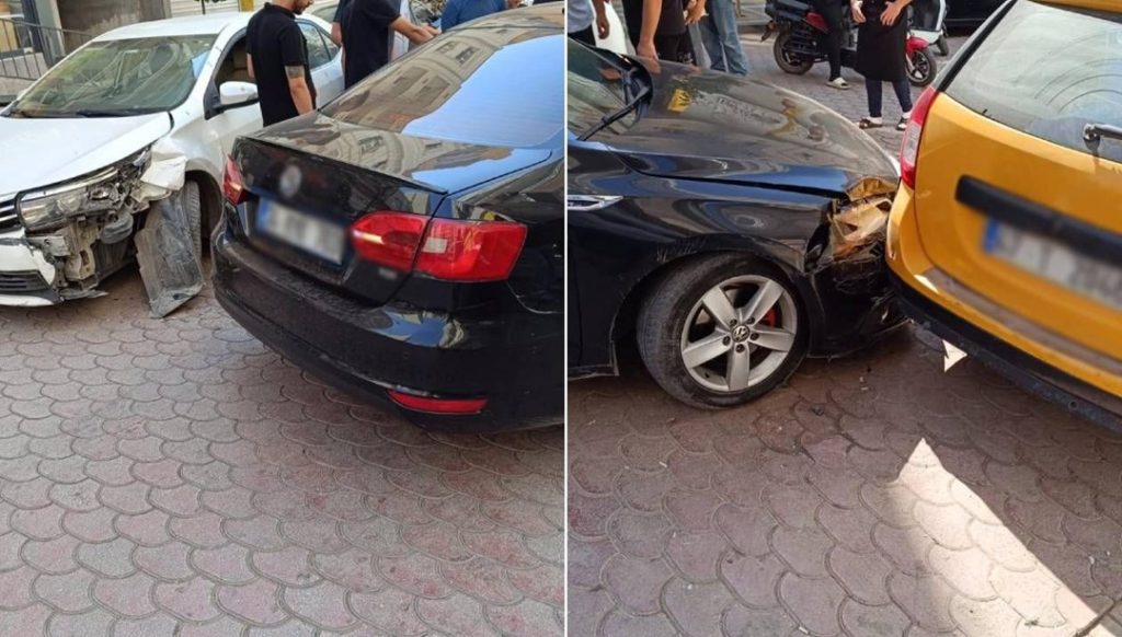 Mardin’de zincirlime kaza