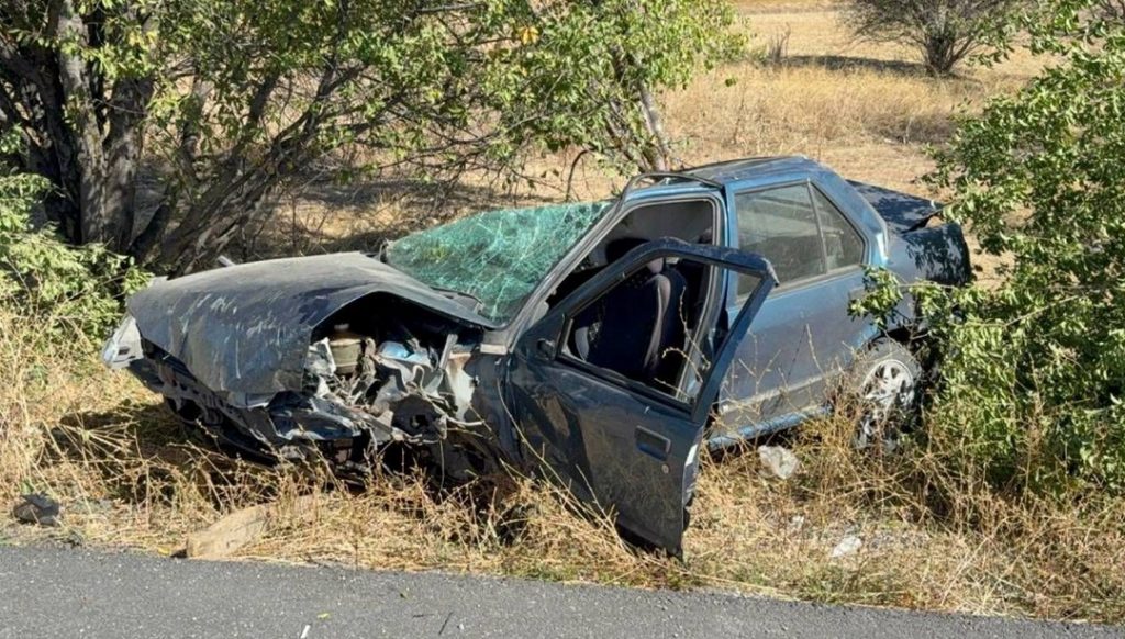 Direksiyon hakimiyetini kaybeden sürücü ağaca çarparak takla attı – Son Dakika Türkiye Haberleri