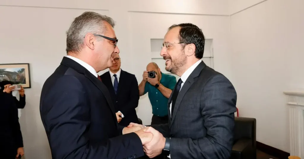 KKTC Cumhurbaşkanı Erhürman’dan Rum yönetimiyle ilk görüşme