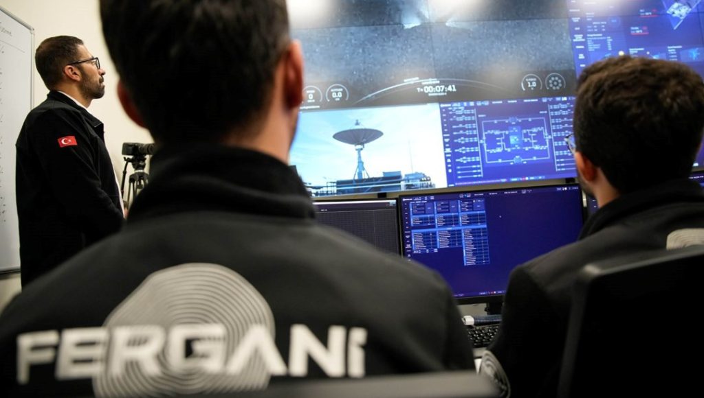 Milli uydu Fergani FGN-100-d2 uzayda