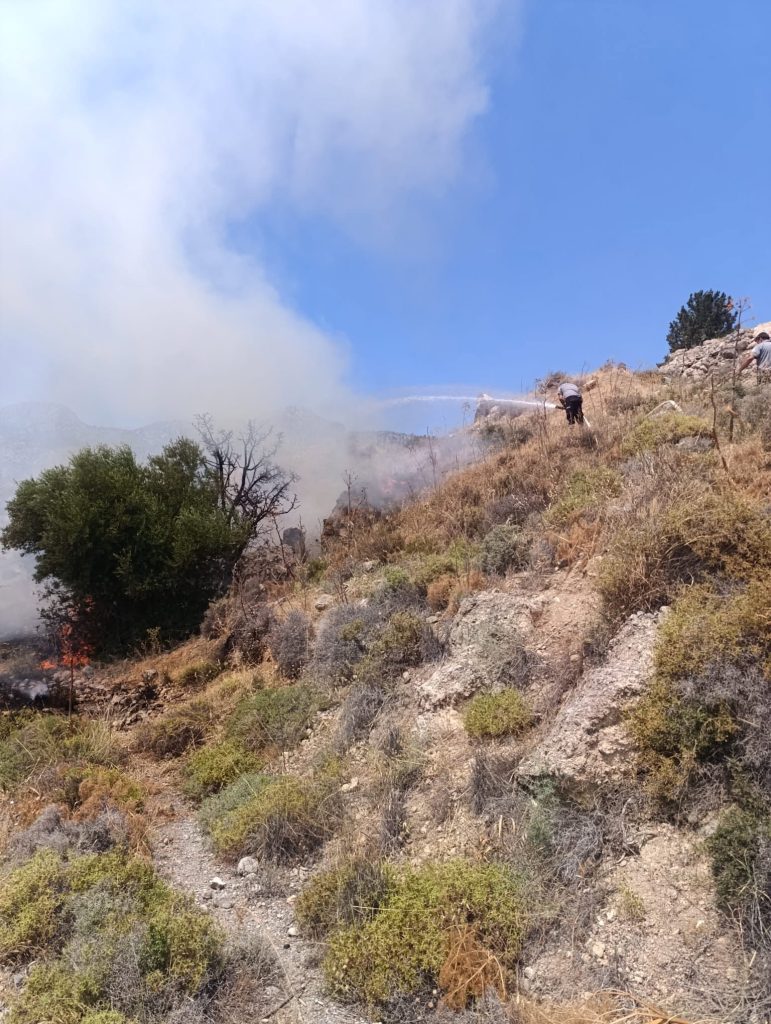 Taşkent’le Güngör arasındaki yangın söndürüldü – BRTK