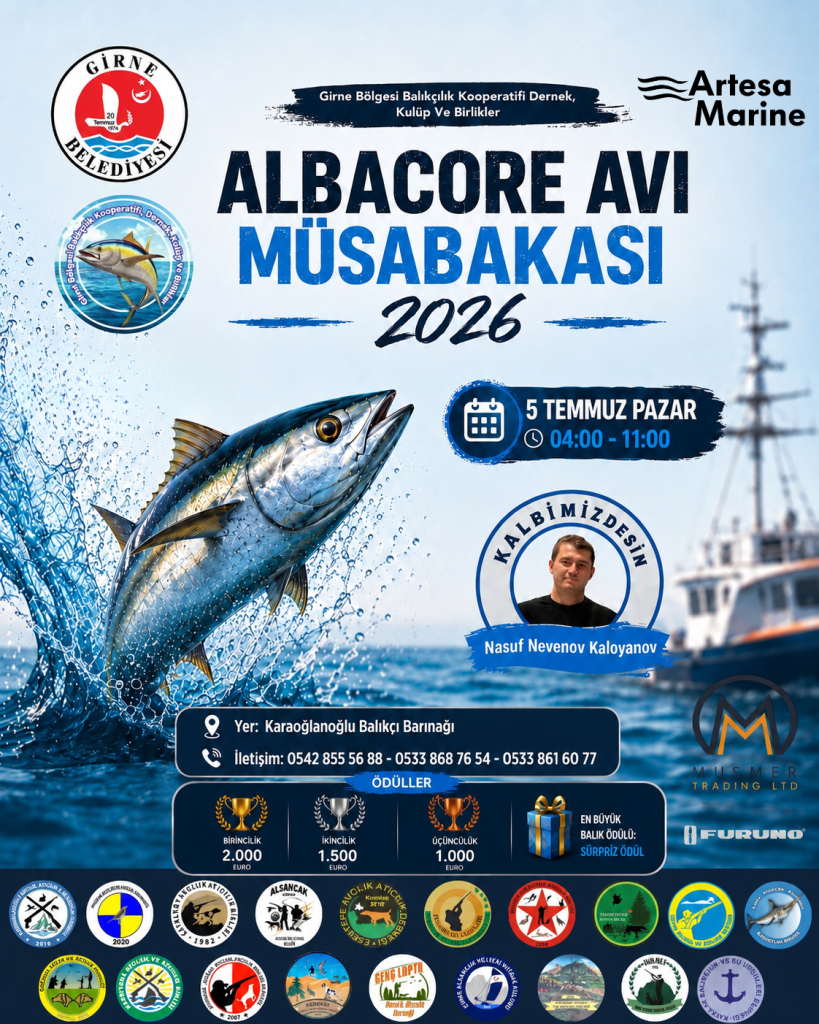 Albacore avı müsabakası 2026 için geri sayım başladı – BRTK