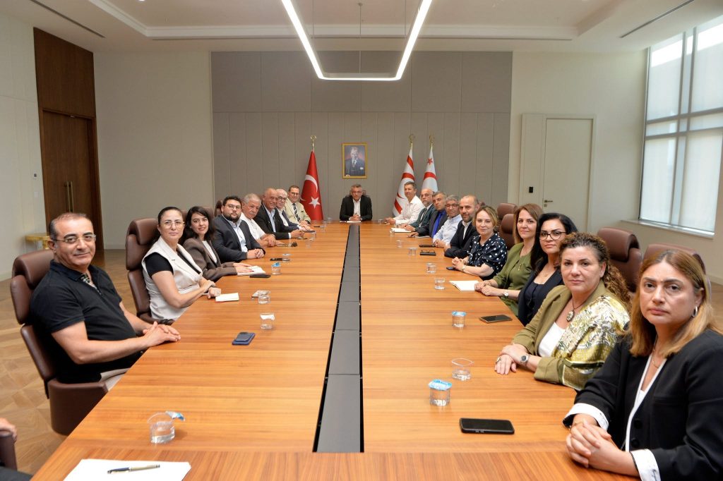 Cumhurbaşkanı Tufan Erhürman, ekonomik örgütlerle görüştü – BRTK