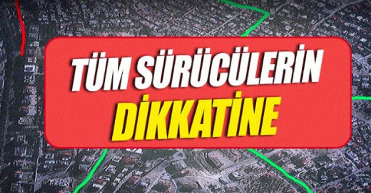 Sivil Savunma-okullar yolu kavşağı arasındaki yol saat 12.00’den itibaren kapalı – BRTK
