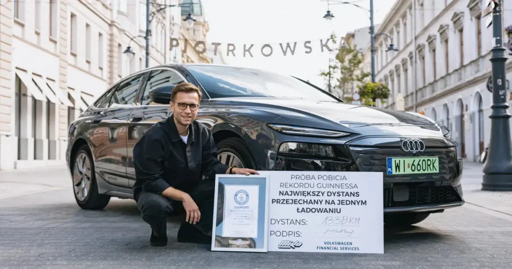 Audi A6 e-tron sınırlarını zorladı: Tek şarjla 1.338 kilometre yol aldı