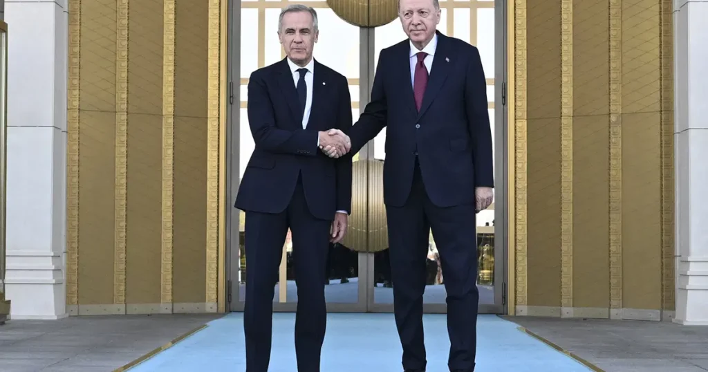 Cumhurbaşkanı Erdoğan, Kanada Başbakanı Carney’i resmi törenle karşıladı