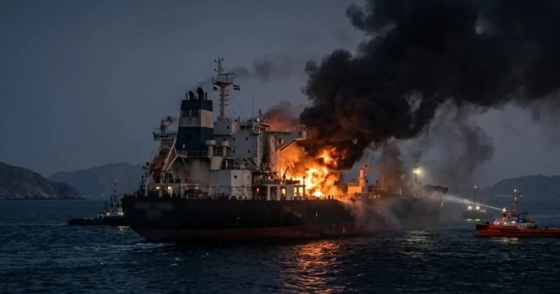 İran: “Hürmüz Boğazı’nda yasak bölgeyi geçmeye çalışan tanker alev aldı” – Kıbrıs Gazetesi