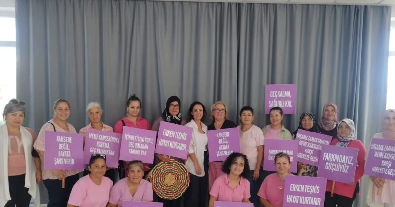 Kadın Girişimciliği Projesi kursiyerlerinden meme kanseri farkındalığına destek – Kıbrıs Gazetesi