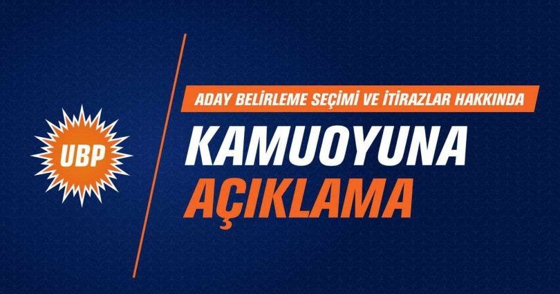 UBP’den açıklama: “Seçim ve sonuçları Yasa, Tüzük ve Yönetmeliğe uygundur” – Kıbrıs Gazetesi